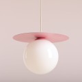Lampa wisząca LOOP baby pink L 1125G18_L Aldex