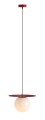 Lampa wisząca LOOP red wine L 1125G15_L Aldex