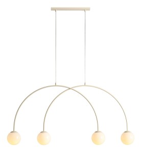 Lampa żyrandol UNA cream II 1116L9_S Aldex
