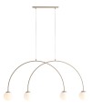 Lampa wisząca UNA beige II 1116L17_S Aldex