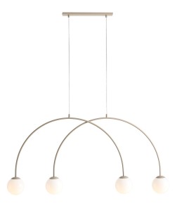 Lampa wisząca UNA beige II 1116L17_S Aldex