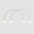 Lampa wisząca UNA beige II 1116L17_S Aldex