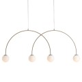 Lampa wisząca UNA beige 1116L17_L Aldex