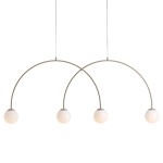 Lampa wisząca UNA beige 1116L17_L Aldex