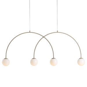 Lampa wisząca UNA beige 1116L17_L Aldex