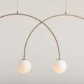 Lampa wisząca UNA beige 1116L17_L Aldex