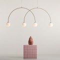 Lampa wisząca UNA beige 1116L17_L Aldex
