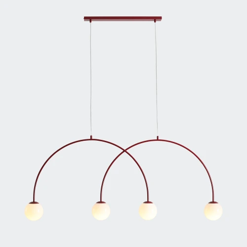 Lampa wisząca żyrandol UNA red wine L 1116L15_L Aldex   363970-4-una-4-red-wine-2-male.webp