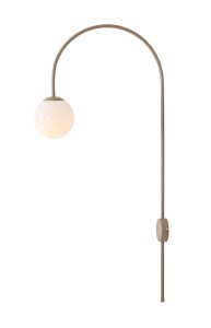 Kinkiet lampa ścienna UNA beige 1116C17 Aldex