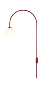 Kinkiet lampa ścienna UNA red wine 1116C15 Aldex