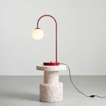 Lampa biurkowa UNA red wine 1116B15 Aldex