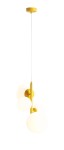 Lampa wisząca BLOOM mustard IV 1091L14 Aldex