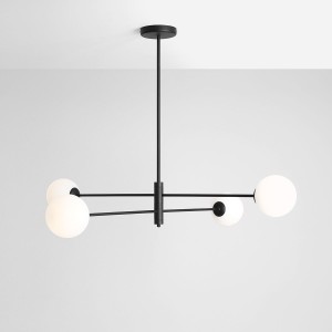 Lampa żyrandol HOMME black IV 1090PL_L1 Aldex