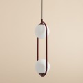 Lampa wisząca RIVA red wine II 1086H15 Aldex
