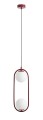 Lampa wisząca RIVA red wine II 1086H15 Aldex