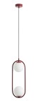 Lampa wisząca RIVA red wine II 1086H15 Aldex