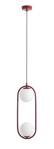 Lampa wisząca RIVA red wine II 1086H15 Aldex
