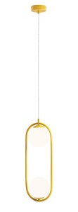 Lampa wisząca RIVA mustard II 1086H14 Aldex