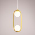 Lampa wisząca RIVA mustard II 1086H14 Aldex