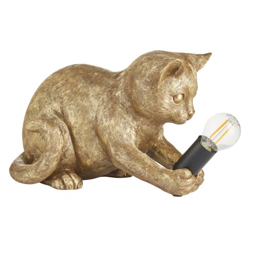 Lampa stołowa złoty kot KITTEN 107389 Endon Lighting   1.jpg