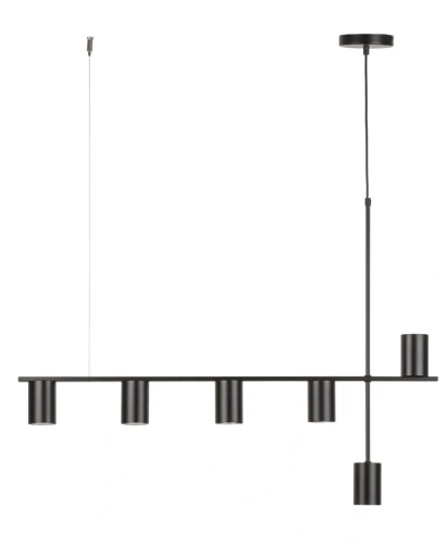 Lampa wisząca z reflektorami czarna Sigma Lighting VENDO 6 33695  1.webp