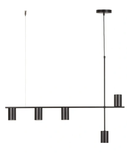 Lampa wisząca z reflektorami czarna żyrandol VENDO 5 33692 Sigma Lighting    1.webp