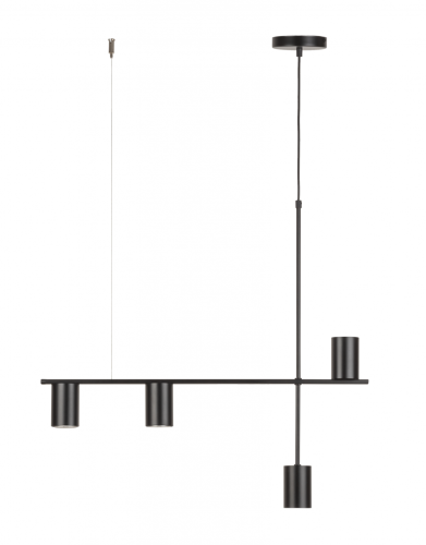 Lampa wisząca z reflektorami czarna  VENDO 4 żyrandol 33689 Sigma Lighting   33689_Vendo_4_czarny_(1).png