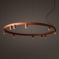 Lampa wisząca żyrandol FOURTY ROUND LED XI ZWIS TERRACOTTA 12420 NOWODVORSKI