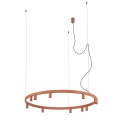 Lampa wisząca żyrandol FOURTY ROUND LED XI ZWIS TERRACOTTA 12420 NOWODVORSKI