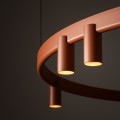 Lampa wisząca żyrandol FOURTY ROUND LED XI ZWIS TERRACOTTA 12420 NOWODVORSKI
