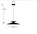 Lampa wisząca Moonlight B  34.4102.AD  CHORS