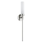 Lampa na ścianę PRESTON 8979 kinkiet nikiel mleczne szkło glamour 8979 Argon
