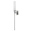Lampa na ścianę PRESTON 8979 kinkiet nikiel mleczne szkło glamour 8979 Argon