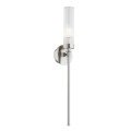 Lampa ścienna PRESTON 8977 kinkiet nikiel szkło ryflowane glamour 8977 ARGON