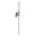 Lampa ścienna PRESTON 8977 kinkiet nikiel szkło ryflowane glamour 8977 ARGON