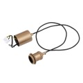 Lampa wisząca dymne szkło miedziane detale TRESCO 8981 ARGON