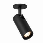Lampa do zabudowy G/K reflektor wpuszczany sufitowy regulowany GU10 czarny LINCA 9020 ARGON