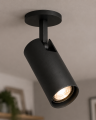 Lampa do zabudowy G/K reflektor wpuszczany sufitowy regulowany GU10 czarny LINCA 9020 ARGON