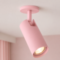Lampka do G/K reflektor wpuszczany sufitowy regulowany GU10 różowy baby LINCA 9015