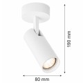 Lampa, kinkiet reflektor sufitowy GU10 długa tubka biały LINCA 9021 ARGON