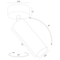 Lampa, kinkiet reflektor sufitowy GU10 długa tubka biały LINCA 9021 ARGON