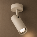 Kinkiet, lampa reflektor sufitowy GU10 długa tubka taupe LINCA 9022 ARGON