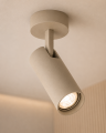 Kinkiet, lampa reflektor sufitowy GU10 długa tubka taupe LINCA 9022 ARGON