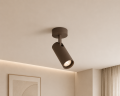 Lampa, kinkiet reflektor sufitowy GU10 długa tubka brązowy LINCA 9027 ARGON