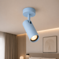 Kinkiet, lampa reflektor sufitowy GU10 długa tubka baby blue LINCA 9024  ARGON