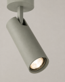 Lampa, kinkiet reflektor sufitowy GU10 długa tubka oliwka szałwia LINCA 9025 ARGON