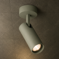 Lampa, kinkiet reflektor sufitowy GU10 długa tubka oliwka szałwia LINCA 9025 ARGON