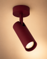 Lampa, kinkiet reflektor sufitowy GU10 długa tubka bordo barolo LINCA 9026 ARGON