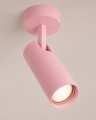 Kinkiet, lampa reflektor sufitowy GU10 długa tubka różowy baby pink LINCA 9023 ARGON