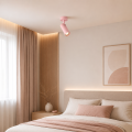 Kinkiet, lampa reflektor sufitowy GU10 długa tubka różowy baby pink LINCA 9023 ARGON